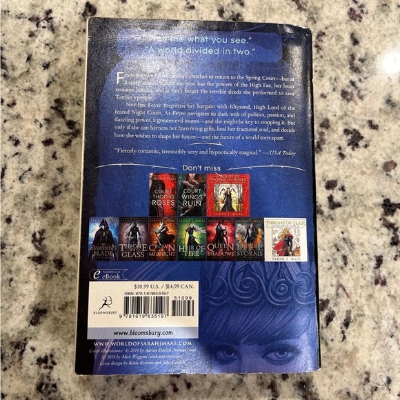 ** SOLD DO NOT BUY A Court of Mist and Fury Paperback OOP 1/1 by Sarah J Maas - Picture 10 of 12